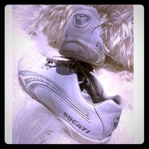 Size 8 - Puma Ducati White runners